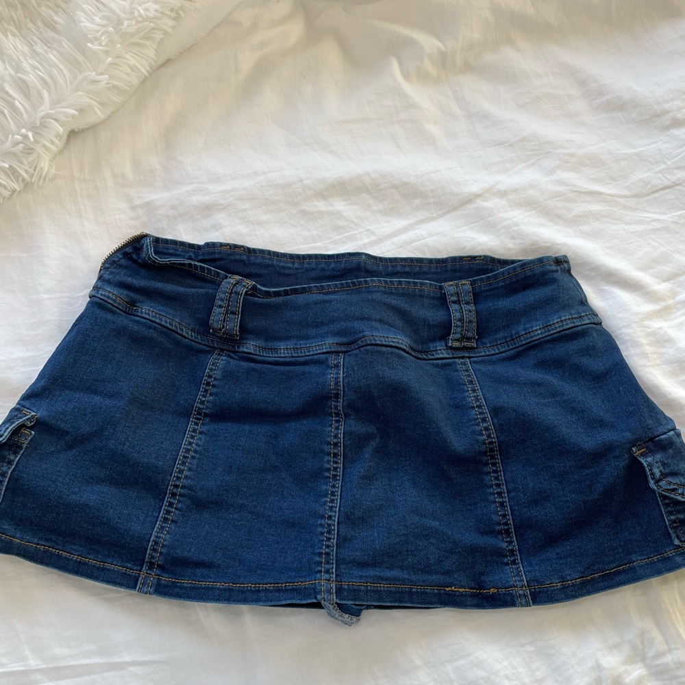 Dark Denim Skirt- M